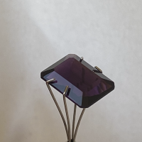 14 x 10mm, Purple Amethyst Lab Emerald