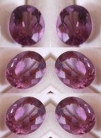 12 x 10mm, Rose / Lavender Amethyst Oval
