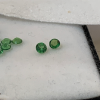 3 mm, Pr. Of Green Tsavorite Garnet Round
