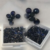 3 mm, Rich Ceylon Blue Sapphire round
