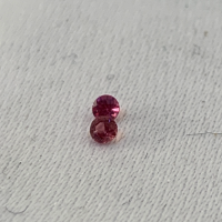 2 mm, pr of pink Spinel Round