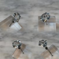 8 x 6mm, Colorless White Topaz Oval