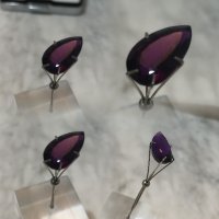 13.5 x 7.5mm, Purple Amethyst Pear