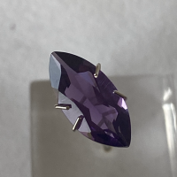 15 x 7.25mm, Light Purple Amethyst Lab Marquis