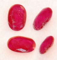 6 x 4mm, Burmese Red Ruby Oval Cut