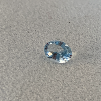 6.25 x 4.5mm, Natural Blue Topaz oval