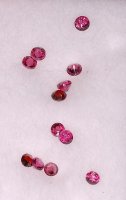 2 mm, Raspberry Garnet Round