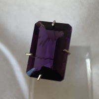 15 x 10mm, Purple Amethyst Lab Emerald