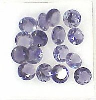5 mm, Violet Iolite Round