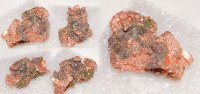 25.41 x 25.03mm, Copper Pink Native Copper Specimens MI