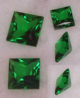 6 mm, Emerald Green Helenite Princess