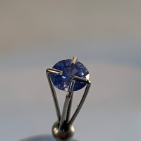 4.25 mm, Blue Sapphire-round