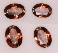 7.3 x 5.5mm, Dichroic Cinnamon Andalusite Oval