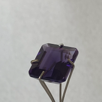 11 x 9mm, Purple Amethyst Lab Emerald