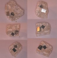 11.35 x 7.88mm, 2 Cube Silver Pyrite Specimens