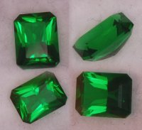 9 x 7mm, Emerald Green Helenite Emerald