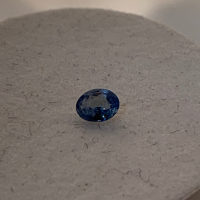 3.25 x 3mm, Blue Sapphire Oval