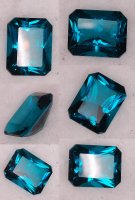 10 x 8mm, Apatite Blue Helenite Emerald
