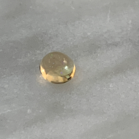 4.5 x 4mm, Mexican Yellow Opal Oval-Cab
