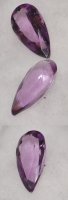 14 x 7.25mm, Med Purple Amethyst Pear