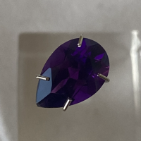 13 x 8mm, Purple Amethyst Lab Pear