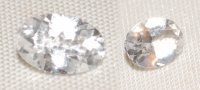 6 x 4mm, Colorless White Topaz Oval