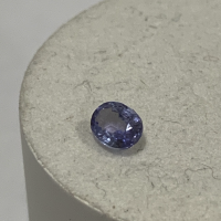 4.5 x 3.5mm, Blue Tanzanite oval