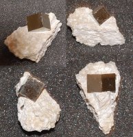12.12 x 10.57 x 9.88mm, 1 Cube Silver Pyrite Specimens