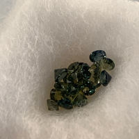 2 mm, Blue/Green Sapphire-Round