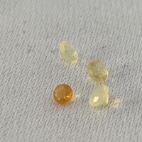 3 mm, 4 Pcs of Mexican Yellow Opal Round