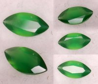8 x 4mm, Green Agate Marquis