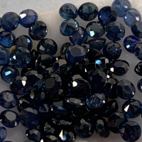 2.75 mm,Thia Blue Sapphire-round