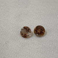 4 mm, Pair of Cinnamon Andalusite round