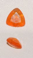 6 mm, Mexican Orange Opal Trillion