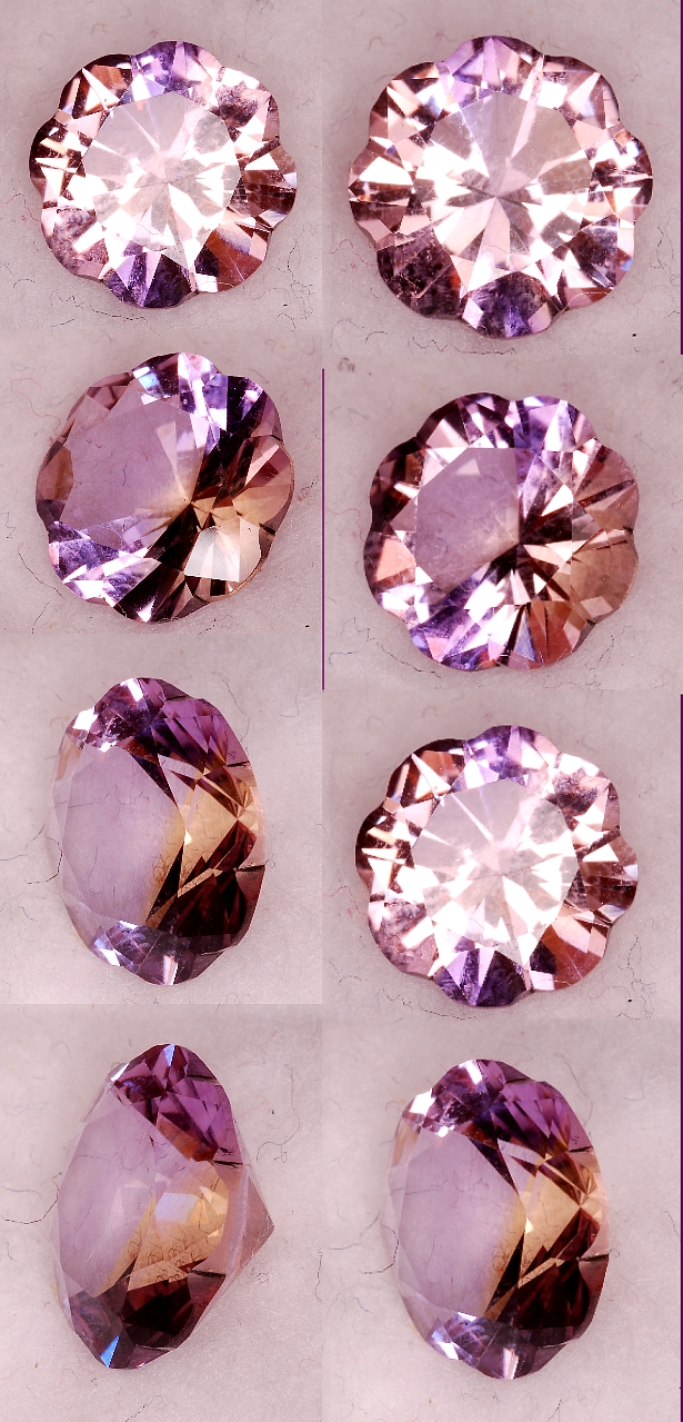 10 mm, Lavender Ametrine-flower