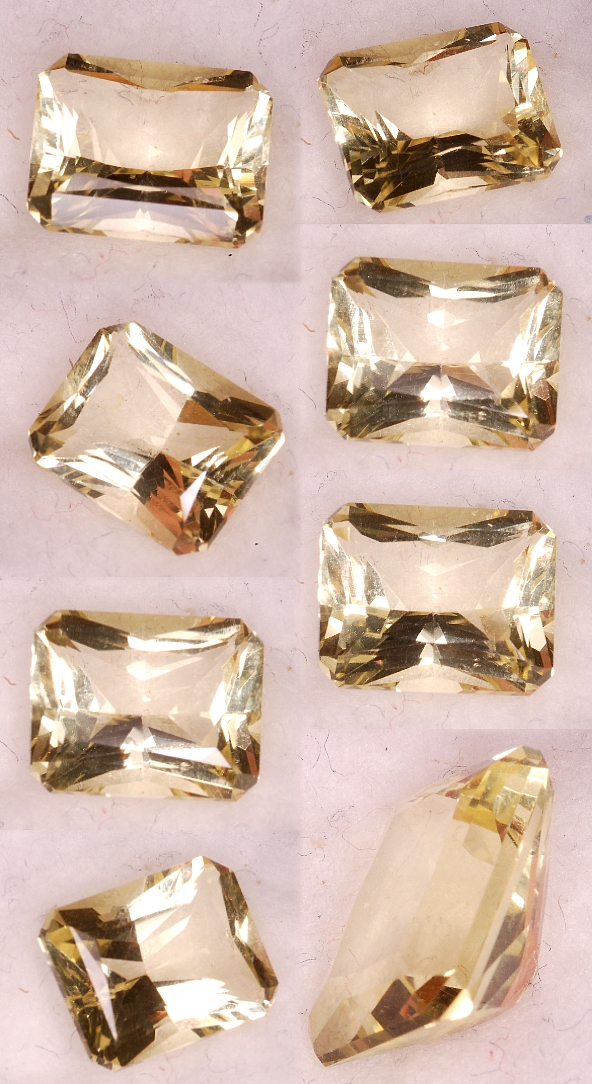 10x8mm, lemon Quartz-barion