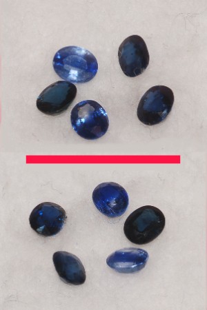 1.99CTS Parcels Blue Sapphire Oval-5pc