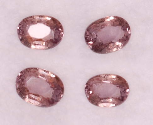 4x3mm, Pink Sapphire-Oval