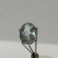 9 x 6mm, Blue Aquamarine Oval Cut