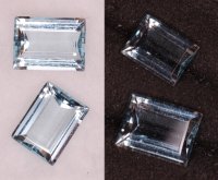 8.25 x 6mm, Aquamarine Rectangle