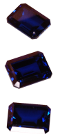 9 x 7mm, Rich Blue Sapphire Lab Emerald