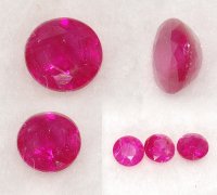 3.75 mm, Burmese Red Ruby Round