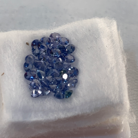 2.5 mm,Thai Blue Sapphire-Round / Diamond Cut