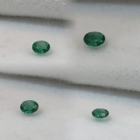 3.75 x 3.25mm, Brazilian Emerald Oval Cut