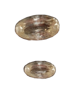 6.754 x 4mm, Creamy White Sapphire Oval