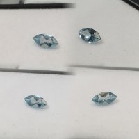 10 x 5mm, Blue Aquamarine Marquis