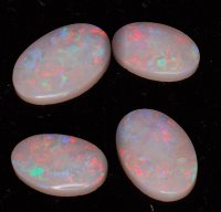 14.3 x 9.5mm, Aust Gray Opal Oval