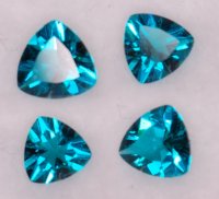 6 mm, Apatite Blue Helenite Trillion