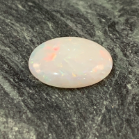 12 x 10mm, Mintab White Opal Oval-Cab