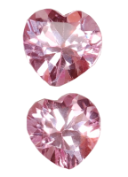 6 mm, Pink Sapphire Lab Heart